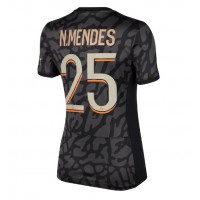 Koszulka piłkarska Paris Saint-Germain Nuno Mendes #25 Strój Trzeci dla kobiety 2023-24 tanio Krótki Rękaw